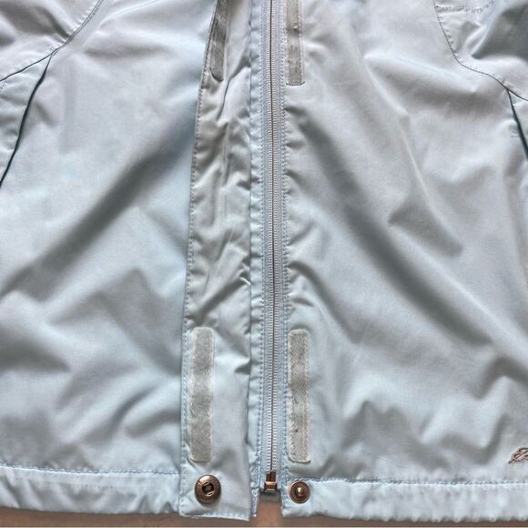 Eddie Bauer Light Blue Weatheredge Hooded Jacket Size Large - Picture 8 of 16